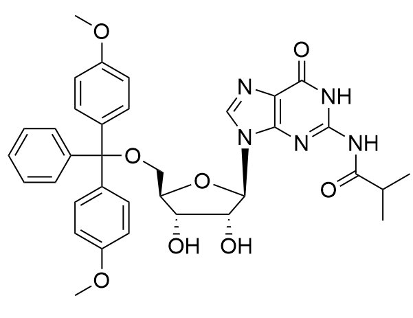 5'-O-(4,4'-二甲氧基三苯甲基)-N2-異丁?；?2'-鳥苷
